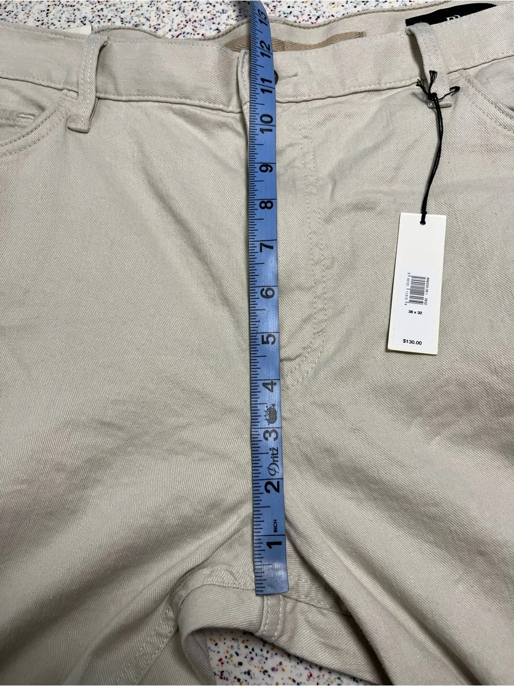 Banana Republic Men’s Slim Fit Linen Cotton Travelers Pants Sandstone Size 38x32